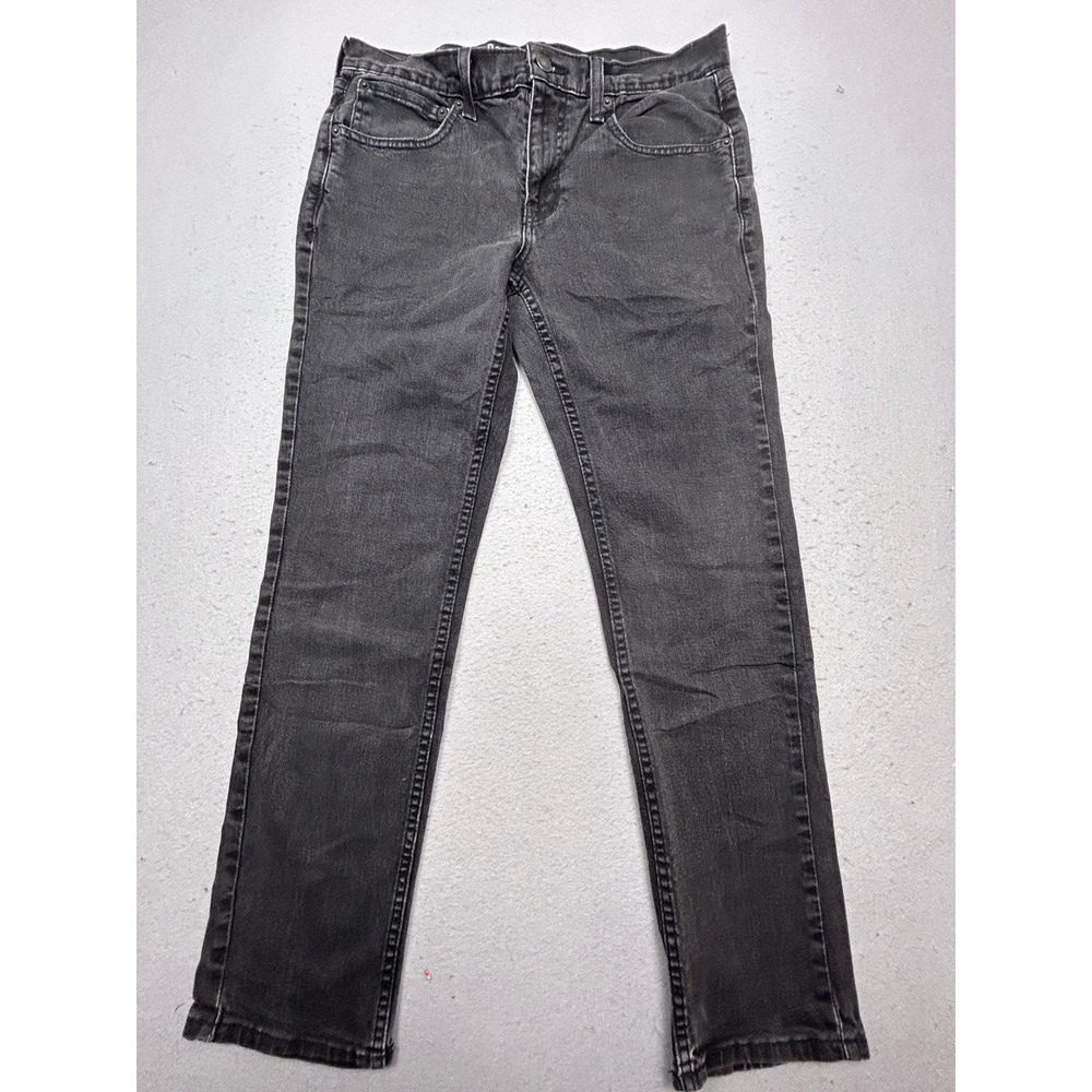 Roebuck & Co. Slim Jeans Cotton Spandex Faded Black 30x30 Mens